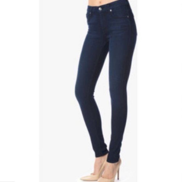 7 For All Mankind hi-Rise, Straight Jeans - Picture 1 of 7